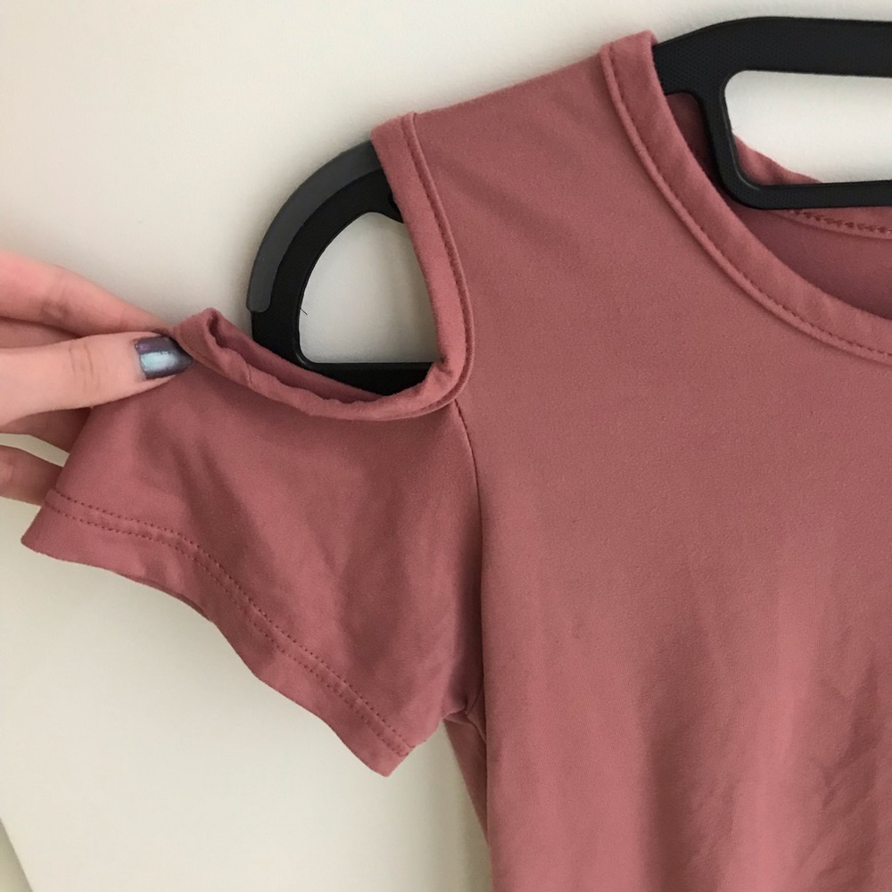 Pink Off the Shoulder Top - Picture 2 of 4